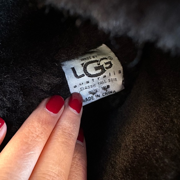 UGG Australia Black Tall Shearling Boots - Picture 15 of 16